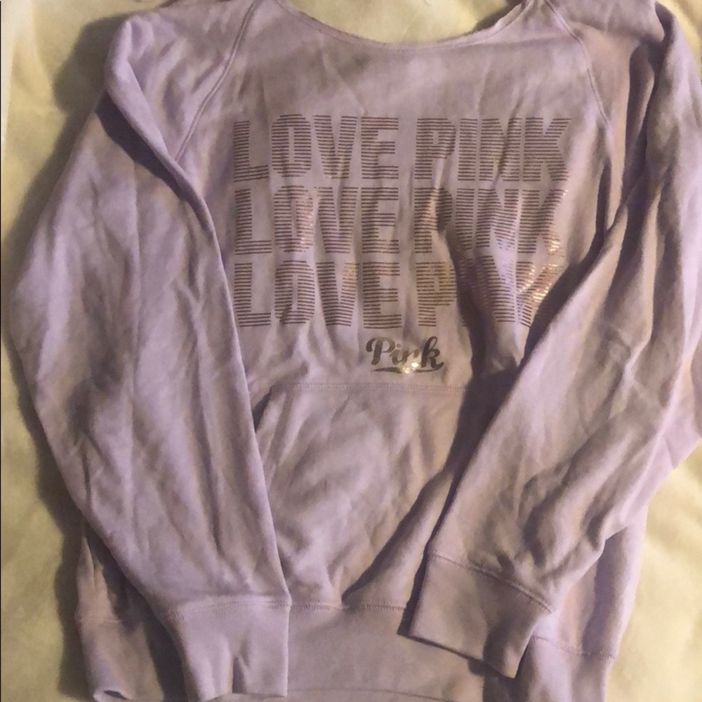Pink hoodie